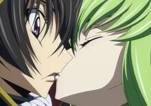 CC Lelouch kiss