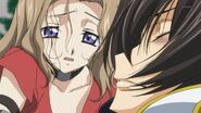 Nunnally crying on Lelouch's Death.