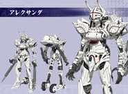 Knightmare Frame Design of the Alexander.