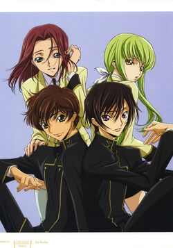 Code Geass Lelouch Of The Rebellion Illustrations Rebels Code Geass Wiki Fandom