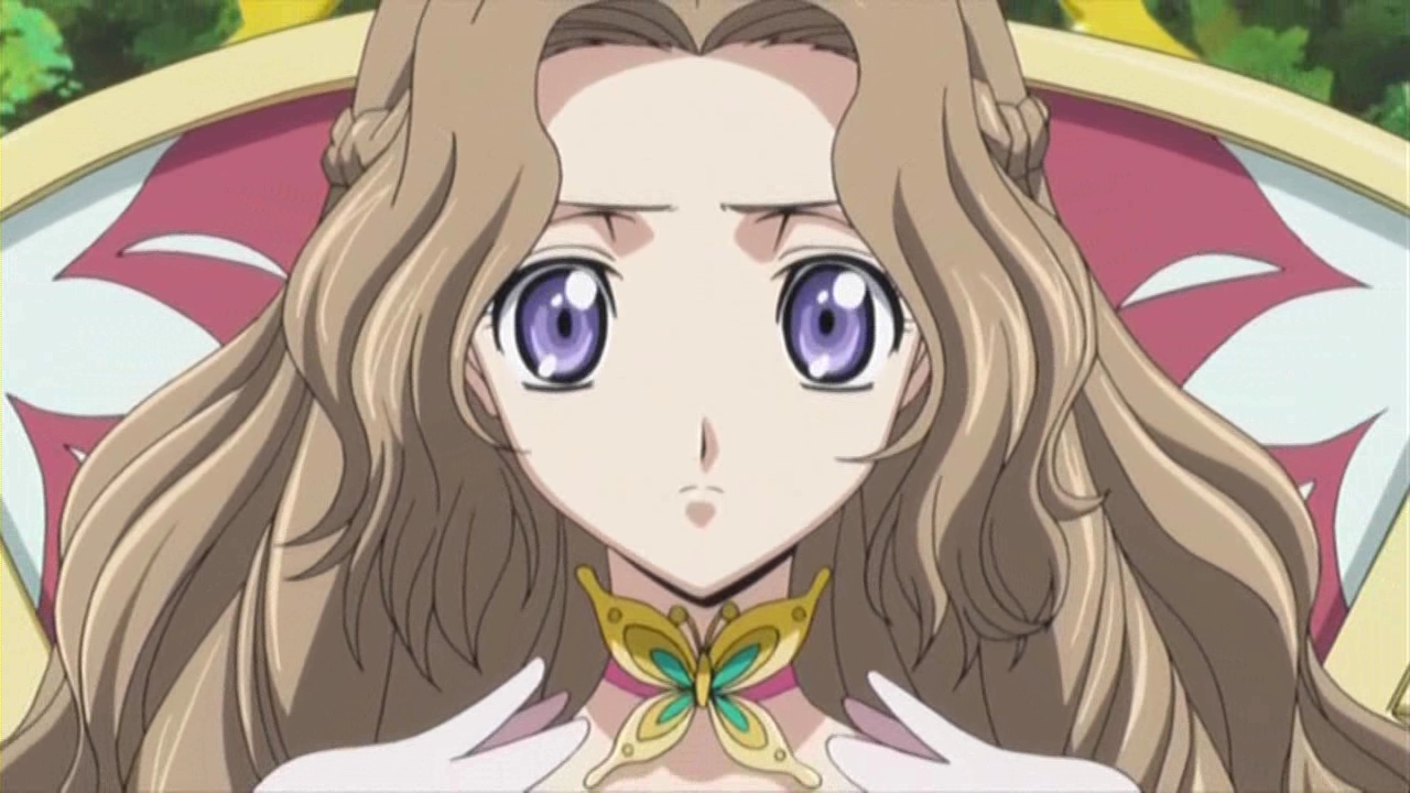 Nunnally Lamperouge, Suzaku Kururugi, Lelouch Lamperouge, Geass