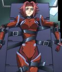 Kallen as a prisoner.