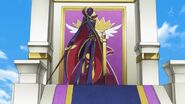 Zero, as Knight of Justice after Killing Lelouch