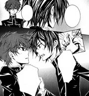 Lelouch questions why Suzaku is still in the Military (SotC)