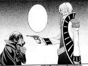 Schneizel threatens to shoot Lelouch (SotC)