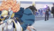 Natalia saves Callis during an assassination attempt