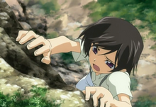 Lelouch as he appears early in the series