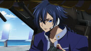 Akito in Code Geass- Rozé of the Recapture