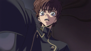 Suzaku's reaction when Mao reveals his father's fate.