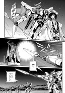 Suzaku's Vincent Commander Model ordering Vincent Wards to destroy the Emperor's Monument in Re; manga