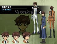 Suzaku character design in R1