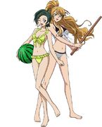 Oldrin and Sokkia (Swimsuit) 2019 Costume from Super Robot Wars X-Ω