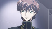 Suzaku Kururugi in Ashford's uniform