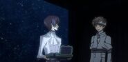 Suzaku was happy to see Lelouch is alive