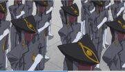 Royal Guards saluting Lelouch