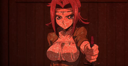 Kallen under influence of Qujappat's Geass