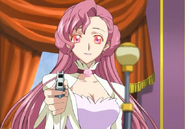 Euphemia under the influence of Lelouch's Geass.