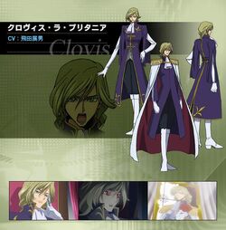 Clovis La Britannia Code Geass Wiki Fandom