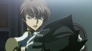 Suzaku taking zero's mask, from Lelouch.