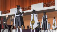 Lelouch's royal guard with capes and rifles