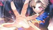 Ar using his geass.