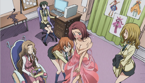 Code Geass (male reader insert) - Kallen, Shirley and Nunnally: Fly away  crane - Wattpad