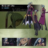 Villeta character design in R1