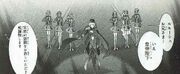 Marrybell escorted by the Glinda Knights during Emperor Lelouch's reign