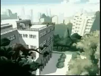 More parts of the city are shown after the rain has stopped the next day.