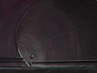 William follows Ulrich and Odd in the sewer in The Secret.