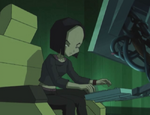 Yumi virtualizing Aelita.