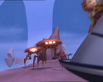 Aelita and Yumi pursued by Krabs in the Mountain Sector.