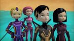 Lyoko Warriors looking at the Megapod.