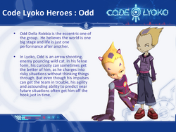 Odd Della Robbia, Code Lyoko Wiki