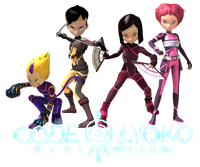 In Code Lyoko Evolution poster (no background).