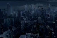 Boulogne-Billancourt during a blackout.