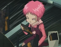 Aelita trying to replace the damaged board