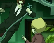 The Specter jumps after Jeremie.