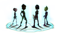 Image used on codelyoko.com's Evolution-themed website, featuring the gang in their season 4 attire.