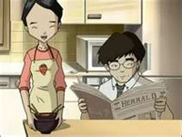 Mr and Mrs Ishiyama.jpg (6 KB) Takeho and Akiko at the table.