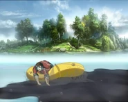 Jim s'est évanoui, et le lac noir est xanatifié.