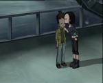 Yumi kissing Ulrich's forehead in Cold Sweat.