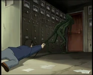 James tries to stop his X.A.N.A.fied beast..