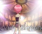 Aelita gets on stage after a Time Reversion.