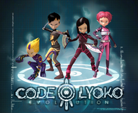 Yumi with the others in Evolution poster.