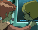 Aelita reassuring Jeremie in Cold War.