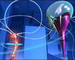 The Scyphozoa attacking Aelita