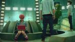 Aelita working with Jeremie via her laptop.