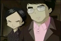 Mrandmrsishiyama.jpg (13 KB) Takeho and Akiko find the mess Kiwi and Hiroki made.