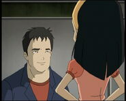 Giving an autograph to Sissi.